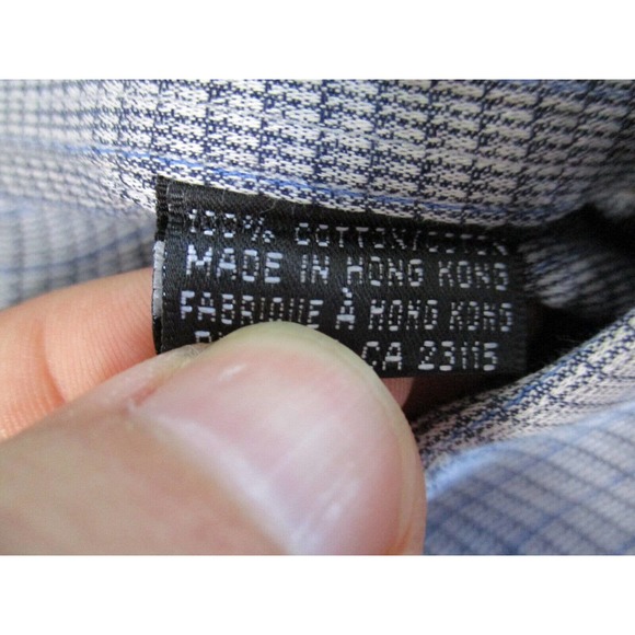 Hugo Boss Dress Shirt Men's Size 15.5 / 39 Gray Blue Button Down Long Sleeve - Picture 4 of 12